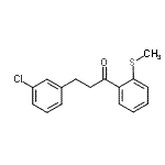 CAS#: 898762-47-5, 3-(3-Chlorophenyl)-1-[2-(methylsulfanyl)phenyl]-1-propanone