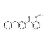 CAS#: 898762-78-2, (2-Methoxyphenyl)[3-(4-thiomorpholinylmethyl)phenyl]methanone