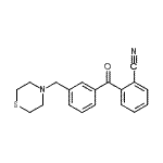 CAS#: 898762-84-0, 2-[3-(4-Thiomorpholinylmethyl)benzoyl]benzonitrile