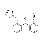 CAS#: 898762-91-9, 2-[2-(2,5-Dihydro-1H-pyrrol-1-ylmethyl)benzoyl]benzonitrile
