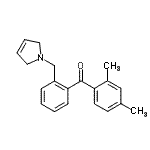 CAS#: 898763-23-0, [2-(2,5-Dihydro-1H-pyrrol-1-ylmethyl)phenyl](2,4-dimethylphenyl)methanone