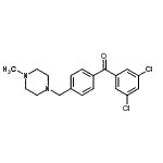 CAS#: 898763-30-9, (3,5-Dichlorophenyl){4-[(4-methyl-1-piperazinyl)methyl]phenyl}methanone