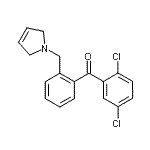 CAS#: 898763-74-1, (2,5-Dichlorophenyl)[2-(2,5-dihydro-1H-pyrrol-1-ylmethyl)phenyl]methanone