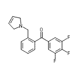 CAS#: 898763-86-5, [2-(2,5-Dihydro-1H-pyrrol-1-ylmethyl)phenyl](3,4,5-trifluorophenyl)methanone