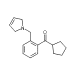 CAS#: 898763-92-3, Cyclopentyl[2-(2,5-dihydro-1H-pyrrol-1-ylmethyl)phenyl]methanone