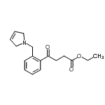 CAS#: 898763-96-7, Ethyl 4-[2-(2,5-dihydro-1H-pyrrol-1-ylmethyl)phenyl]-4-oxobutanoate