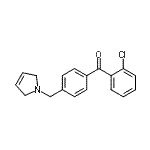 CAS#: 898764-37-9, (2-Chlorophenyl)[4-(2,5-dihydro-1H-pyrrol-1-ylmethyl)phenyl]methanone