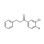 CAS 登录号：898764-42-6， 1-(3-氯-4-氟苯基)-3-苯基-1-丙酮