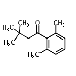 CAS 登录号：898764-53-9， 1-(2,6-二甲基苯基)-3,3-二甲基-1-丁酮