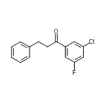 CAS#: 898764-60-8, 1-(3-Chloro-5-fluorophenyl)-3-phenyl-1-propanone