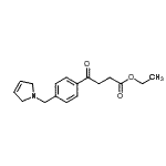 CAS#: 898764-89-1, Ethyl 4-[4-(2,5-dihydro-1H-pyrrol-1-ylmethyl)phenyl]-4-oxobutanoate