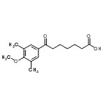 CAS 登录号：898765-15-6， 7-(4-甲氧基-3,5-二甲基苯基)-7-氧代庚酸