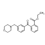 CAS#: 898765-20-3, Ethyl 2-[3-(4-morpholinylmethyl)benzoyl]benzoate