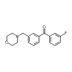 CAS#: 898765-47-4, (3-Fluorophenyl)[3-(4-morpholinylmethyl)phenyl]methanone