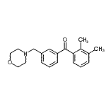 CAS#: 898765-53-2, (2,3-Dimethylphenyl)[3-(4-morpholinylmethyl)phenyl]methanone