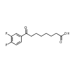 CAS#: 898765-81-6, 8-(3,4-Difluorophenyl)-8-oxooctanoic acid