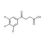 CAS#: 898765-87-2, 4-Oxo-4-(3,4,5-trifluorophenyl)butanoic acid