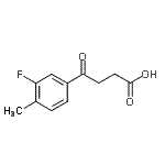 CAS#: 898765-91-8, 4-(3-Fluoro-4-methylphenyl)-4-oxobutanoic acid