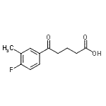 CAS#: 898765-95-2, 5-(4-Fluoro-3-methylphenyl)-5-oxopentanoic acid