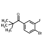 CAS#: 898766-27-3, 1-(4-Bromo-3-fluorophenyl)-2,2-dimethyl-1-propanone