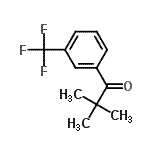 CAS#: 898766-39-7, 2,2-dimethyl-1-[3-(trifluoromethyl)phenyl]propan-1-one