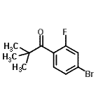 CAS#: 898766-42-2, 1-(4-Bromo-2-fluorophenyl)-2,2-dimethyl-1-propanone