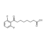 CAS#: 898766-52-4, 8-(2,6-Difluorophenyl)-8-oxooctanoic acid