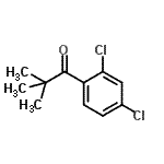 CAS#: 898766-57-9, 1-(2,4-Dichlorophenyl)-2,2-dimethyl-1-propanone