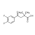 CAS#: 898766-66-0, 4-(3,4-Difluorophenyl)-2,2-dimethyl-4-oxobutanoic acid
