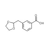 CAS#: 898767-05-0, 3-(1,3-Dioxolan-2-ylmethyl)benzoic acid