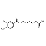 CAS#: 898767-25-4, 8-(3-Bromo-4-methylphenyl)-8-oxooctanoic acid