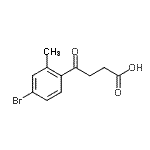 CAS#: 898767-28-7, 4-(4-Bromo-2-methylphenyl)-4-oxobutanoic acid