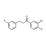 CAS#: 898767-29-8, 1-(3-Chloro-4-fluorophenyl)-3-(3-fluorophenyl)-1-propanone
