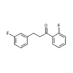 CAS 登录号：898767-35-6， 1-(2-氟苯基)-3-(3-氟苯基)-1-丙酮