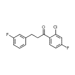 CAS#: 898767-50-5, 1-(2-Chloro-4-fluorophenyl)-3-(3-fluorophenyl)-1-propanone