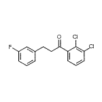 CAS 登录号：898767-57-2， 1-(2,3-二氯苯基)-3-(3-氟苯基)-1-丙酮