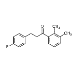 CAS 登录号：898768-25-7， 1-(2,3-二甲基苯基)-3-(4-氟苯基)-1-丙酮