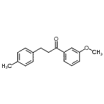 CAS 登录号：898768-51-9， 1-(3-甲氧基苯基)-3-(4-甲基苯基)-1-丙酮