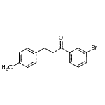CAS#: 898768-69-9, 1-(3-Bromophenyl)-3-(4-methylphenyl)-1-propanone