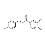 CAS 登录号：898768-74-6， 1-(3,4-二氯苯基)-3-(4-氟苯基)-1-丙酮