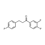 CAS 登录号：898768-78-0， 1-(3,4-二氟苯基)-3-(4-氟苯基)-1-丙酮