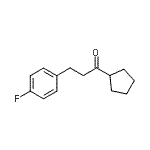 CAS#: 898768-90-6, 1-Cyclopentyl-3-(4-fluorophenyl)-1-propanone