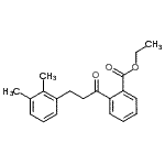CAS 登录号：898769-20-5， 乙基2-[3-(2,3-二甲基苯基)丙酰]苯甲酸酯