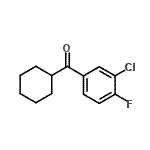 CAS#: 898769-27-2, (3-Chloro-4-fluorophenyl)(cyclohexyl)methanone