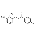 CAS 登录号：898769-50-1， 3-(2,3-二甲基苯基)-1-(4-氟苯基)-1-丙酮