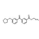 CAS#: 898770-04-2, Ethyl 3-[3-(1-pyrrolidinylmethyl)benzoyl]benzoate