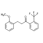 CAS 登录号：898770-27-9， 3-(2-甲氧基苯基)-1-[2-(三氟甲基)苯基]-1-丙酮