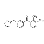 CAS#: 898770-34-8, (2,3-Dimethylphenyl)[3-(1-pyrrolidinylmethyl)phenyl]methanone
