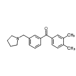 CAS#: 898770-46-2, (3,4-Dimethylphenyl)[3-(1-pyrrolidinylmethyl)phenyl]methanone