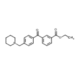 CAS#: 898771-17-0, Ethyl 3-[4-(1-piperidinylmethyl)benzoyl]benzoate